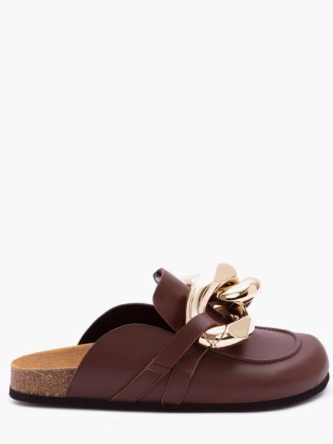 JW Anderson WOMEN’S CHAIN LOAFER MULES