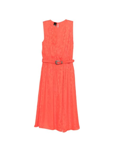PINKO Caserta belted midi dress