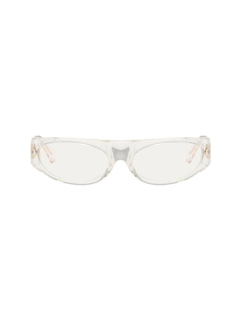 CASABLANCA Transparent Crystal Sport Sunglasses