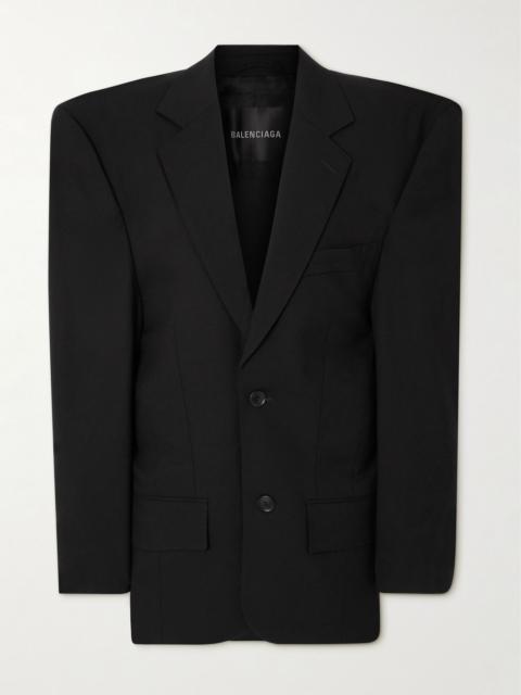 BALENCIAGA Oversized wool blazer Black