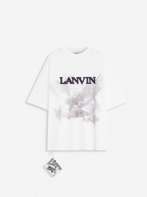Lanvin LANVIN X FUTURE UNISEX EAGLE PRINT LOOSE-FIT T-SHIRT