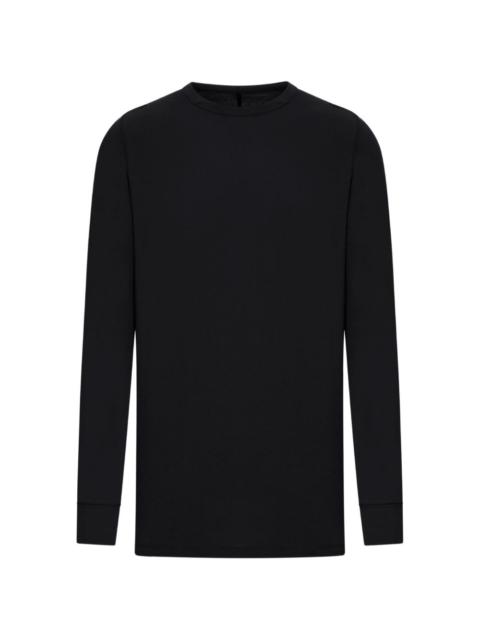 Rick Owens raw-cut long-sleeved T-shirt