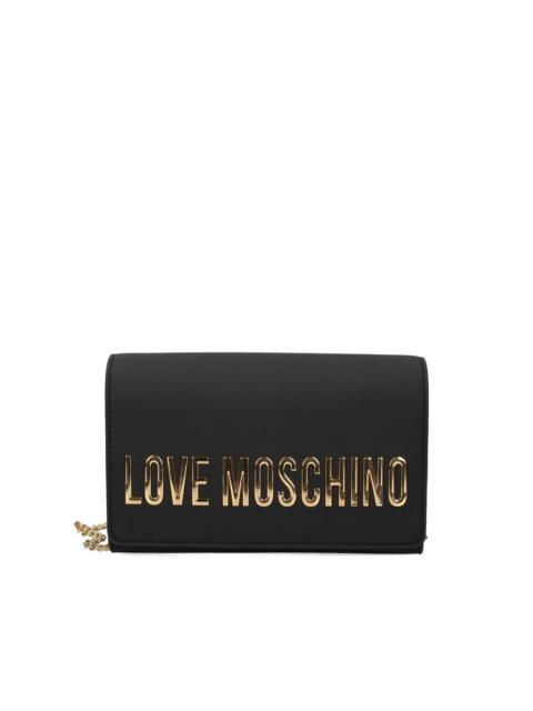 Moschino logo-lettering cross body bag