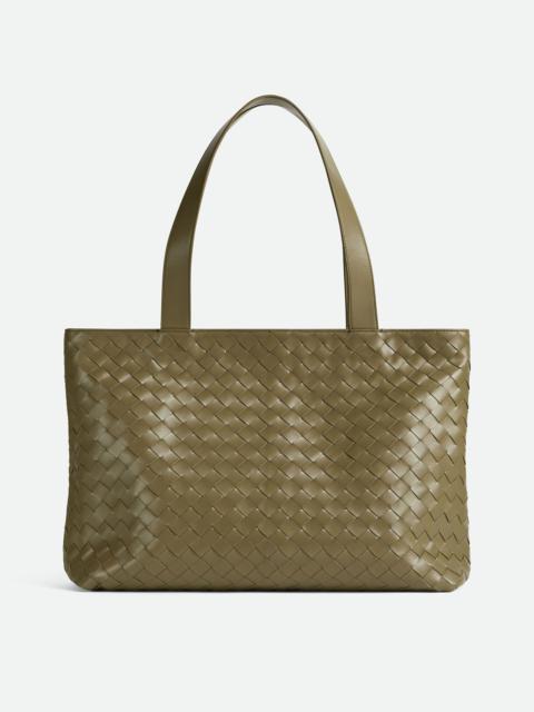 Bottega Veneta Small Intrecciato Zipped Tote