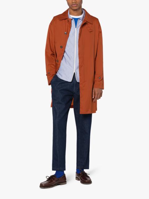 Mackintosh SOHO ORANGE NYLON PACKABLE RAINCOAT
