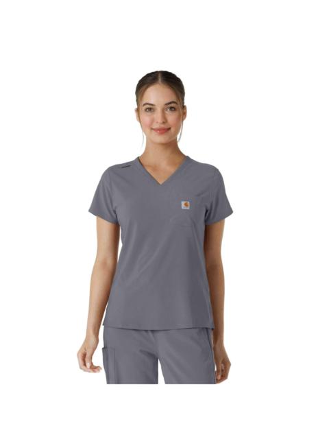 Carhartt Women's Force Cross-Flex Tuck-In Scrub Top