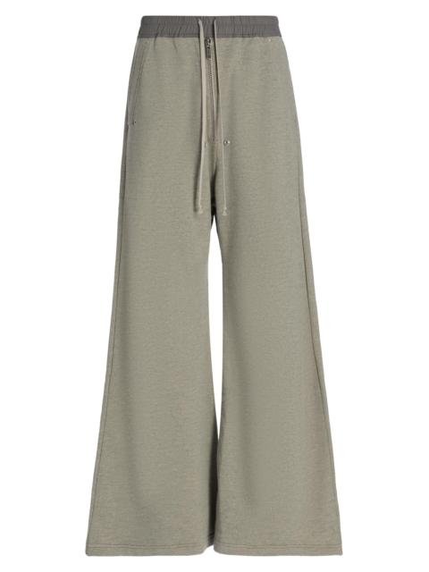 Rick Owens DRKSHDW Men's Melange Terry Wide-Leg Sweatpants - Grey Melange