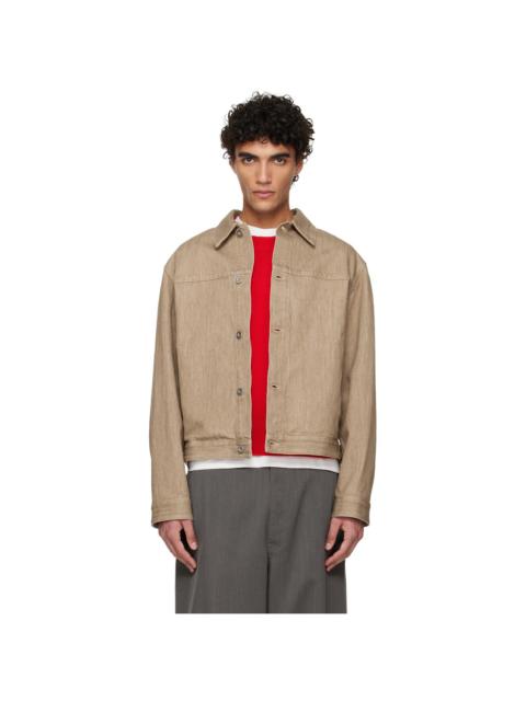Jil Sander Beige Blouson Jacket