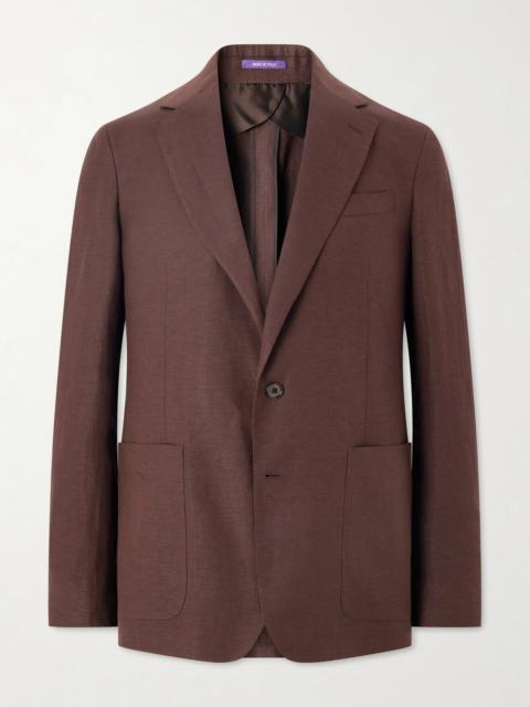 Ralph Lauren Silk and Linen-Blend Suit Jacket