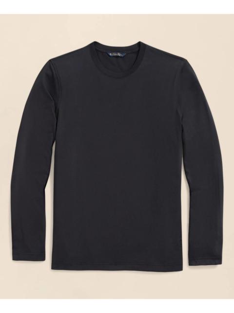 Brooks Brothers Supima® Cotton Long-Sleeve Logo T-Shirt