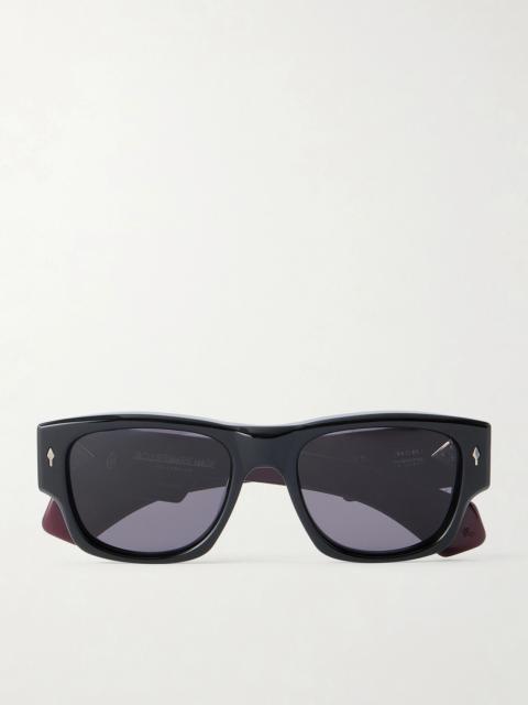 JACQUES MARIE MAGE Dino Square-Frame Acetate Sunglasses