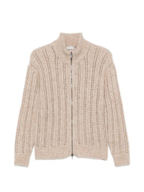 PESERICO Peserico Open-knit Zip-up Cardigan