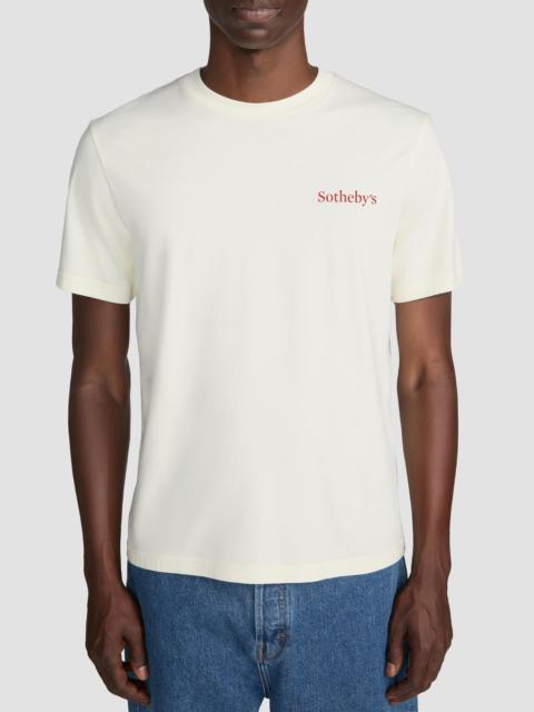 FRAME Men's x Sotheby's Cotton Crewneck T-shirt - Cream Washed