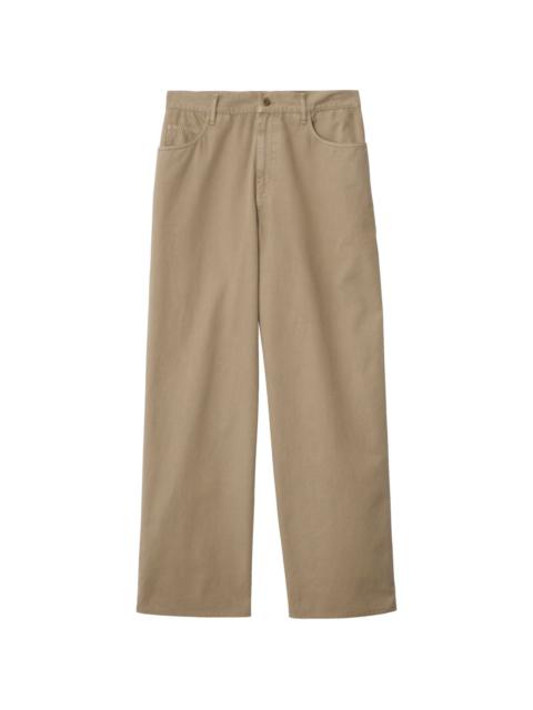 Burberry straight leg trousers