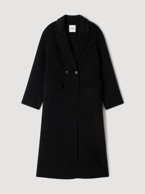 Sandro DOUBLE-FACED COAT WITH STUDS