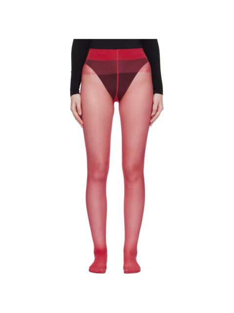 Wolford Red Satin Touch 20 Tights