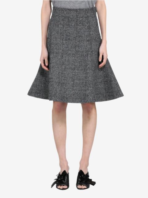 N°21 CHECKERED FLARED SKIRT