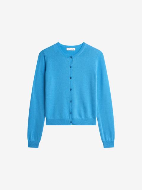 The Frankie Shop Nomi Thin Knit Cardigan - Blue