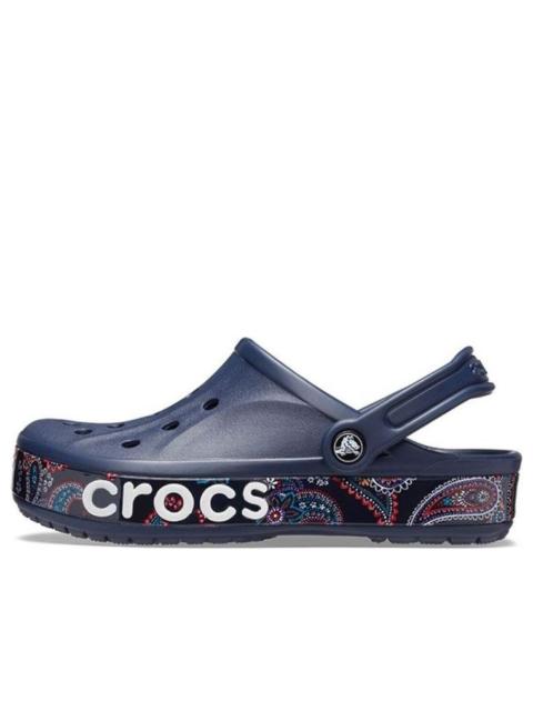 crocs Crocs Bayaband Printing Sandals Unisex Blue 206233-410