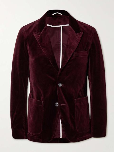 Mansfield Slim-Fit Cotton-Velvet Suit Jacket