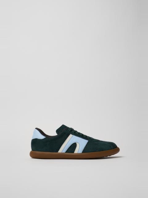 CAMPER Pelotas Soller Green Nubuck/Leather Sneaker for Women