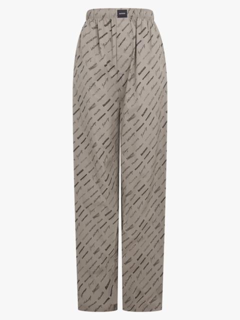 PYJAMA LOGOMANIA PANT | DUST/BLACK