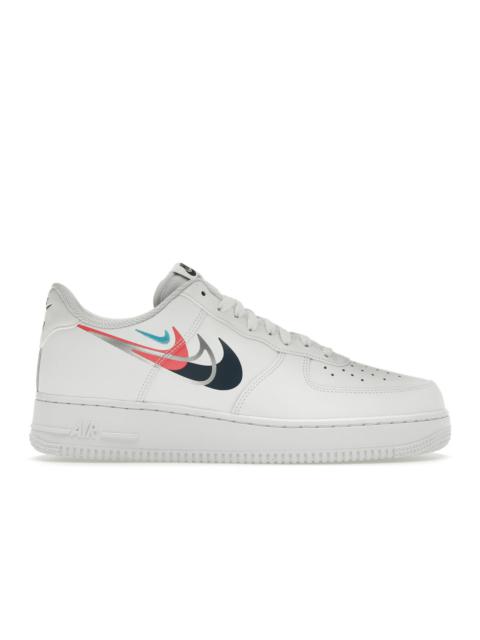 Nike Air Force 1 Low '07 Quadruple Swoosh White Navy Crimson