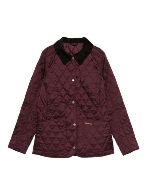 Barbour quilted corduroy-collar jacket