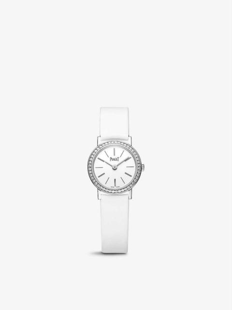 G0A44532 Altiplano 18ct white-gold and 0.4ct diamond automatic watch