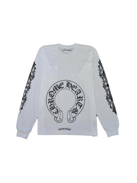 Chrome Hearts Chrome Hearts Horse Shoe L/S T-Shirt White