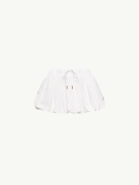 Moncler Cotton Blend Balloon Mini Skirt