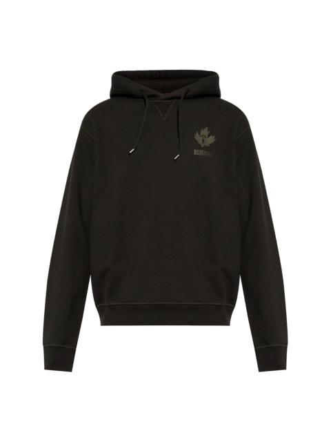 DSQUARED2 logo-print hoodie