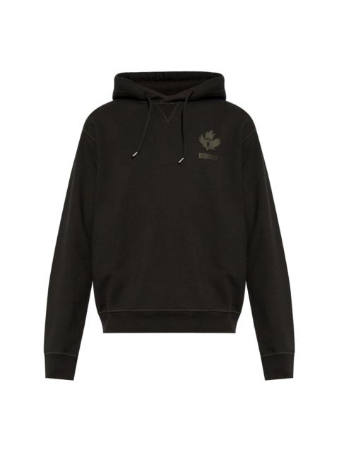 logo-print hoodie