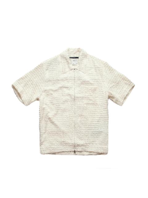 Song for the Mute Song For The Mute Zip Up Box Shirt White