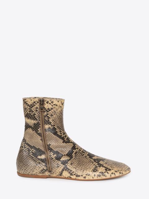 Dries Van Noten LEATHER SOCK BOOTS