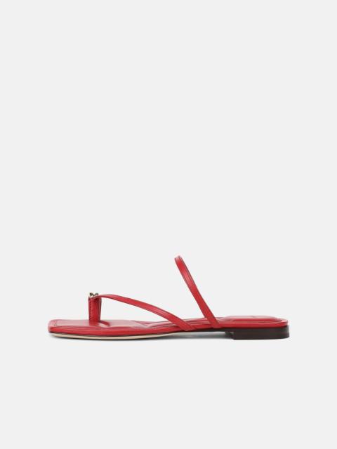 Vince Polli Leather Toe-Ring Sandal