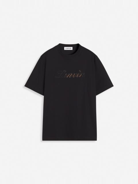 Lanvin LOGO DENIM T-SHIRT