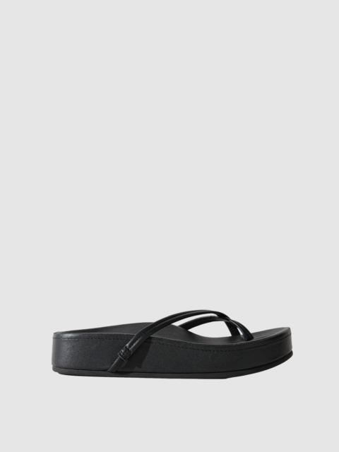 ST. AGNI Cross Strap Flatform - Black