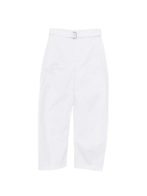 Lemaire Lemaire Bleached Denim Belt Trousers