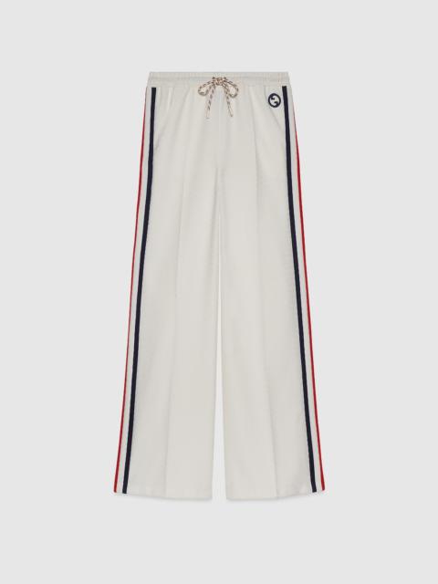 GUCCI Technical jersey pant with Web