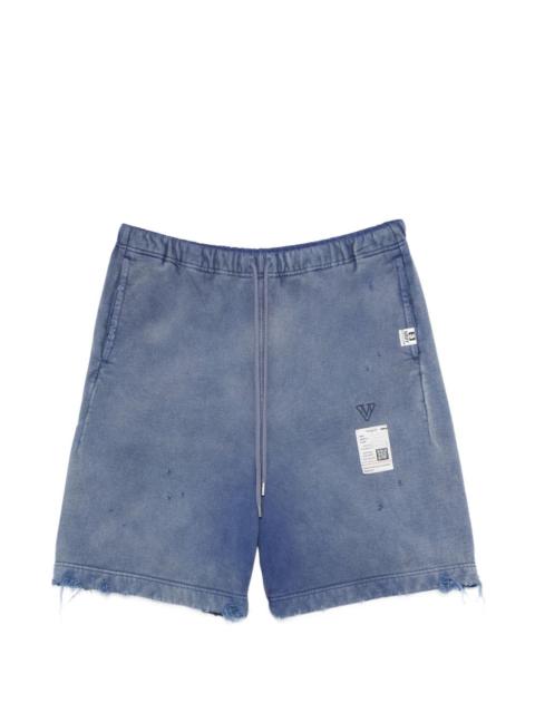 Maison MIHARAYASUHIRO drawstring distressed shorts