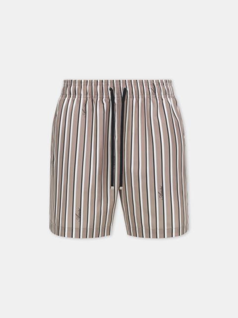 AMIRI STRIPED SWIM TRUNK