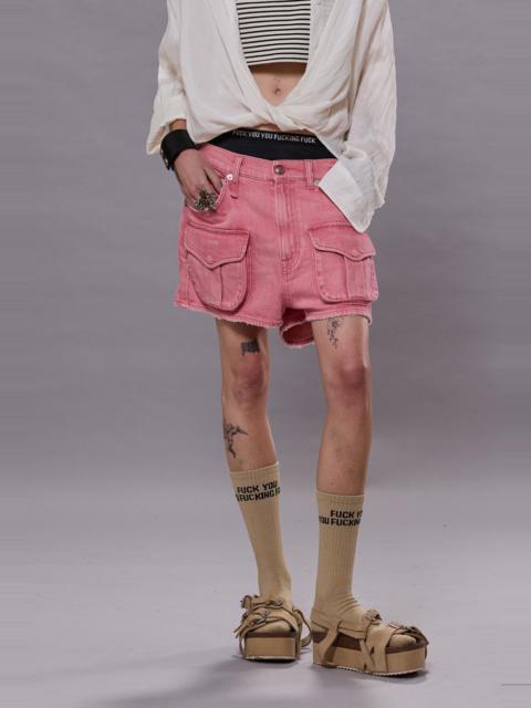 R13 MULTI POCKET SHORTS