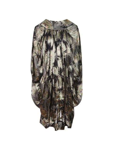 Zimmermann Ascent Burnout peacock-print top