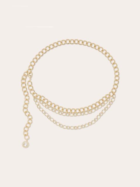 RAMY BROOK Dominika Glass Chain Belt