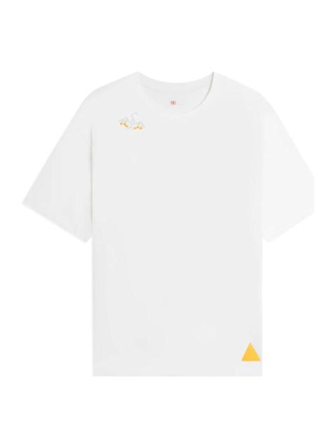 Li-Ning Li-Ning Geometry Graphic T-shirt 'White' AHSSB29-1