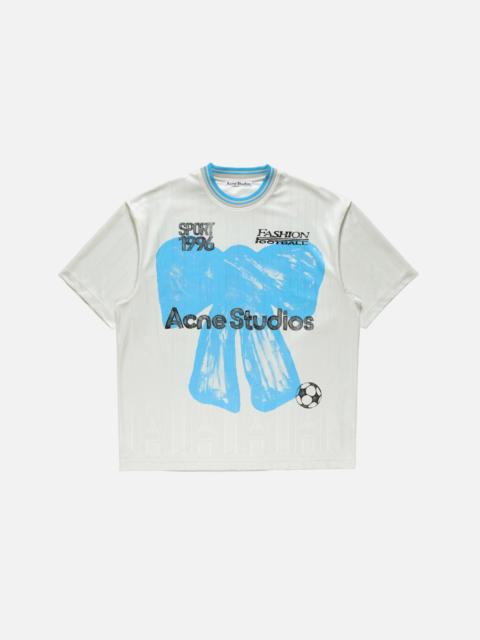 Acne Studios Sports jersey graphic t-shirt - Oat beige