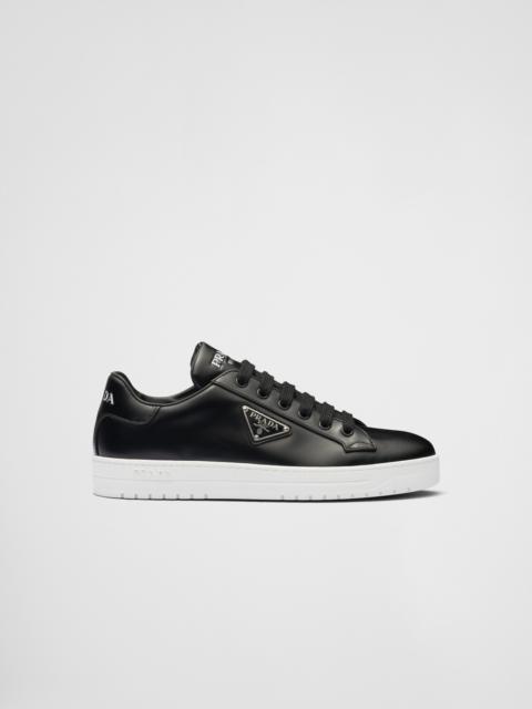 Prada Downtown brushed leather sneakers