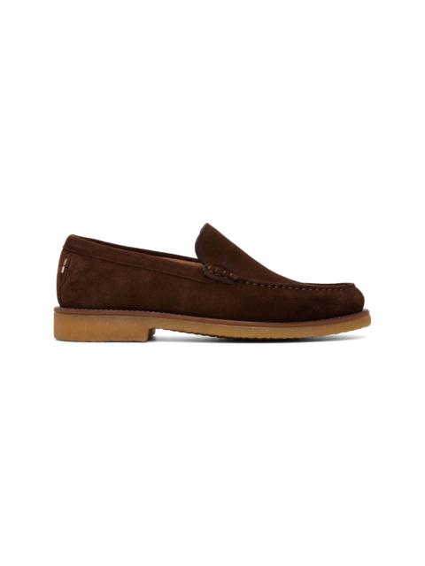 BOSS Brown Suede Loafers