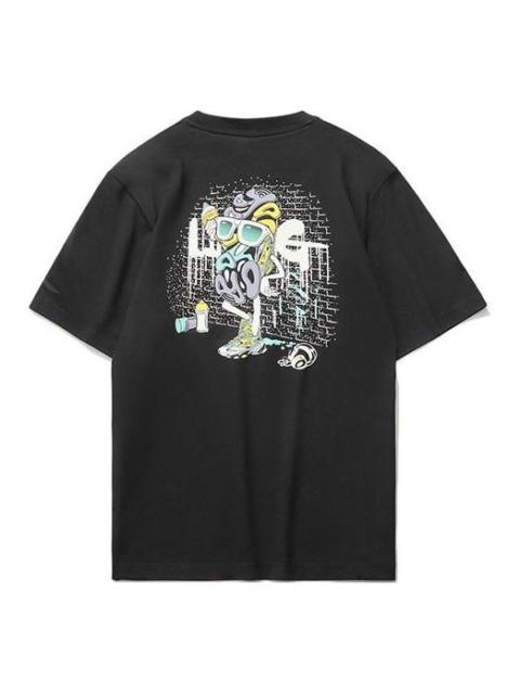 Li-Ning Li-Ning Graphic Loose Fit T-shirt 'Black' AHSR406-2